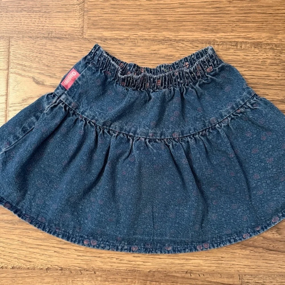 VINTAGE Oshkosh denim skirt size 4